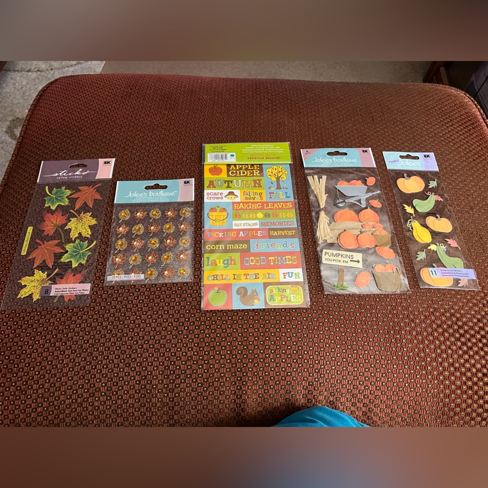 Fall Assorted Scrapbook Stickers